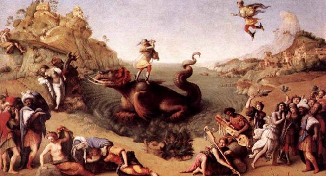 Piero di Cosimo Perseus Frees Andromeda Spain oil painting art